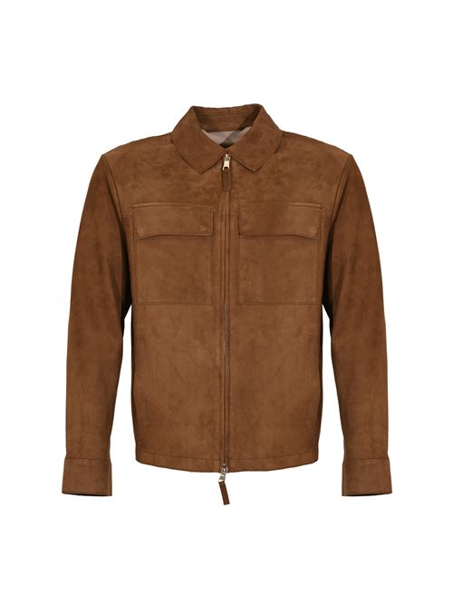 Giubbino Terragon in suede LEATHER AUTHORITY | TARRAGON126